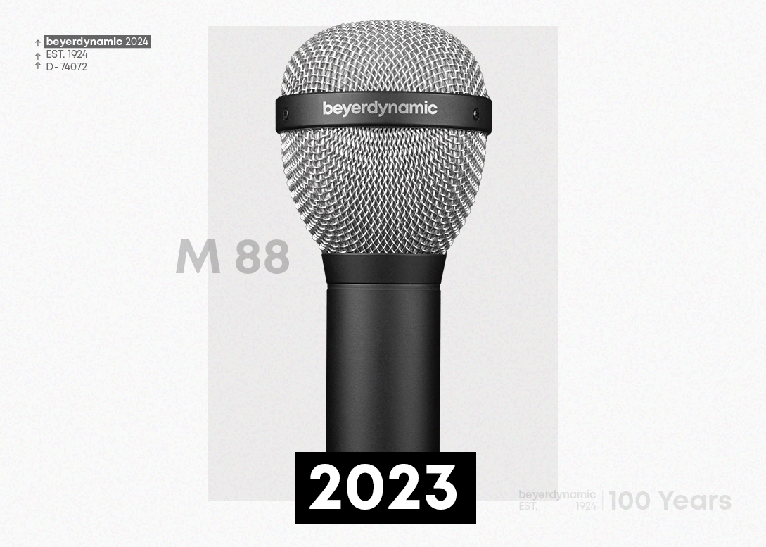 M 88 - beyerdynamic Mikrofon Facelift 2023