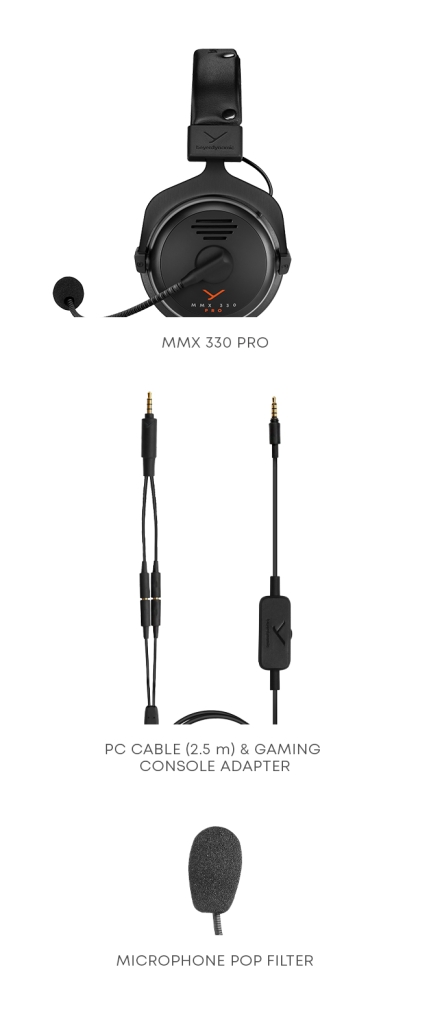 beyerdynamic - MMX 330 PRO - What's in the box